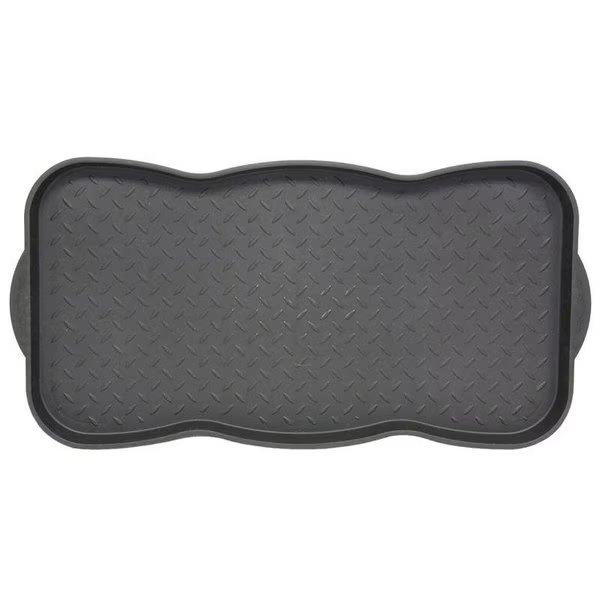Boot Tray, Plastic, Black, 30 in L, 15 in W, Fanmats, Mfr#: 58779